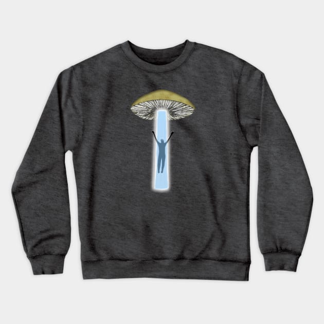 Magic Mushroom Trip Crewneck Sweatshirt by Spock Jenkins